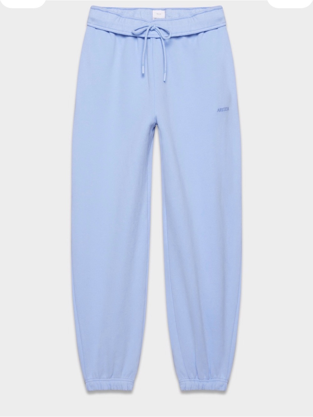 Aritzia Dayflower Blue Mega Foldover Baggy Jogger